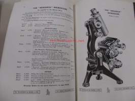 Catalogue of  Watson&#039;s Microscopes and Accesories