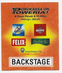 Back Stage 2004 K-team Päivät