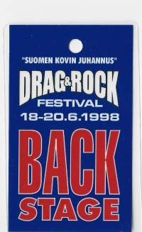 Back Stage Drag-Rock festival 1998