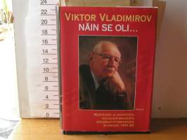 Näin se oli : muistelmia ja havaintoja kulissientakaisesta diplomaattitoiminnasta Suomessa 1954-84