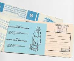 VR  matkalippu Helsinki-Stockholm 1974