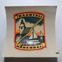 Naantali - Nådendal -siirtokuva / vesisiirtokuva / dekaali -1960-luvun matkamuisto