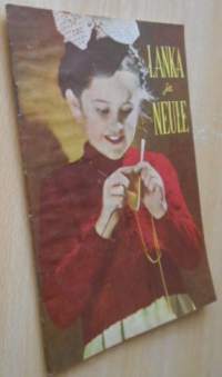 Lanka ja neule käsityölehti 1954