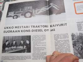 Automies 1969 nr 2 - Korpivaara Oy Toyota, Citroën, Terhi, O&amp;K, Ukko Mestari, Broomwade  - asiakaslehti