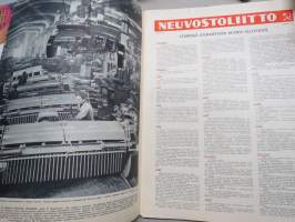 Советский Союз, декабрь 1953 - &quot;Neuvostoliitto, joulukuu 1953&quot; -propagandalehti, venäjänkielinen, suomenkieliset kuvaselostukset erillisliitteenä