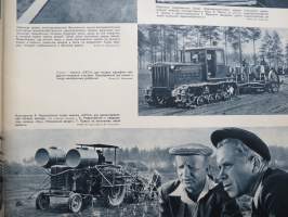 Советский Союз, декабрь 1953 - &quot;Neuvostoliitto, joulukuu 1953&quot; -propagandalehti, venäjänkielinen, suomenkieliset kuvaselostukset erillisliitteenä