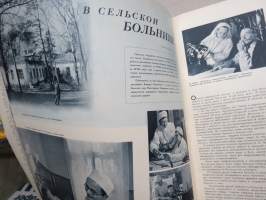 Советский Союз, декабрь 1953 - &quot;Neuvostoliitto, joulukuu 1953&quot; -propagandalehti, venäjänkielinen, suomenkieliset kuvaselostukset erillisliitteenä