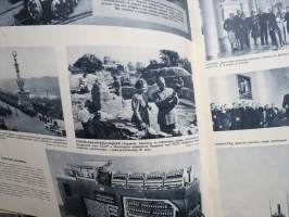 Советский Союз, декабрь 1953 - &quot;Neuvostoliitto, joulukuu 1953&quot; -propagandalehti, venäjänkielinen, suomenkieliset kuvaselostukset erillisliitteenä