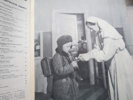 Советский Союз, декабрь 1953 - &quot;Neuvostoliitto, joulukuu 1953&quot; -propagandalehti, venäjänkielinen, suomenkieliset kuvaselostukset erillisliitteenä