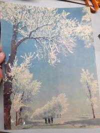 Советский Союз, декабрь 1953 - &quot;Neuvostoliitto, joulukuu 1953&quot; -propagandalehti, venäjänkielinen, suomenkieliset kuvaselostukset erillisliitteenä