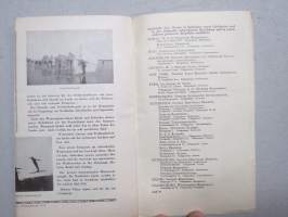 Schweden 1927 -travel brochure / matkailuesite