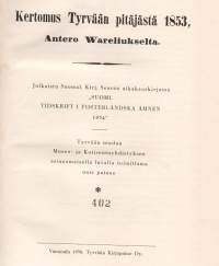 Kertomus Tyrvään pitäjästä 1853