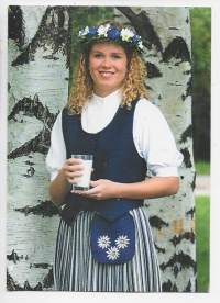 Maitotyttö 2001 Pauliina Kalenius - postikortti kulkematon
