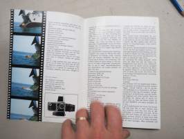 Hasselblad reportage fotorgrafering -myyntiesite / brochure in swedish