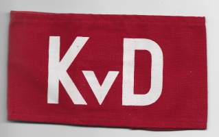 Itä-Saksa  NVA /DDR Armband KvD  -   hihamerkki käyttämätön