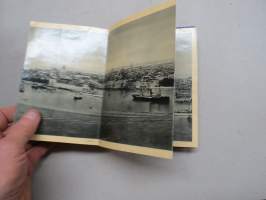 Venezia - 32 Vedute, matkamuistokirja, haitarimaisesti aukeava, arviolta 1920-luvulta