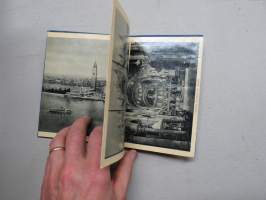 Venezia - 32 Vedute, matkamuistokirja, haitarimaisesti aukeava, arviolta 1920-luvulta