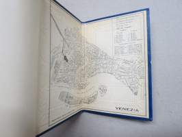 Venezia - 32 Vedute, matkamuistokirja, haitarimaisesti aukeava, arviolta 1920-luvulta