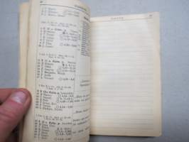 Kotilieden kalenteri 1929 (Kotiliesi), runsaasti artikkeleita eri aiheista