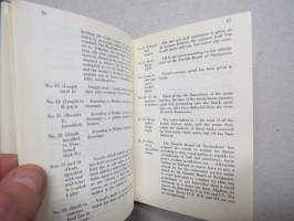 Suomen Höyrylaiva Osakeyhtiö - Finska Ångfartygs Aktiebolaget  SHO - FÅA kalenteri 1957, runsassisältöinen kirja, mm. laivaluettelo &quot;fleet list&quot;