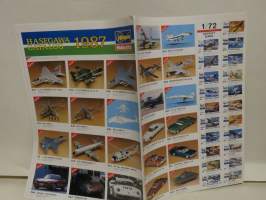 Hasegawa Hobby Kits 1987 -tuotekuvasto juliste