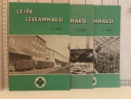 Leipä leveämmäksi 1,2,3 1957