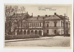 Pori , Teatteritalo- paikkakuntapostikortti postikortti  kulkematon