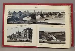 Album vom Rhein und Niederwald. (Kuva-albumi, kivipaino. 1800-luku, keräilykohde))