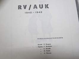 RV (Ratsuväki) AUK 1942-43 kurssijulkaisu (Kopio)