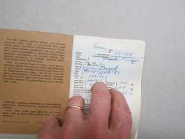 Peugeot 4D Commerciale 403-B5, vm. 1962, VX-904, 1. omistaja Pohjanmaan Kauppiaiden Oy, Vaasa -rekisteriote / registerutdrag