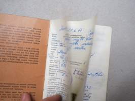 Goliath Hansa 1100 / 2270, vm. 1960, IF-685, 1. omistaja radiomekaanikko Topi Collin, Valkeakoski, polkimet asennettu käsin hoidettav. -rekisteriote / registerutdrag