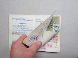 Morris JO-4 VML - Van, vm. 1962, HAX-28, 1. omistaja Kumitarvike Oy Tampere - haltija Vesijohtoliike A. Johansson, Tampere -rekisteriote / registerutdrag
