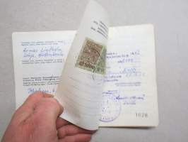 Austin Van 7/2140, vm. 1962, ZT-698, 1. omistaja Armas Lindholm, Hiidenkoulu - Lohja -rekisteriote / registerutdrag