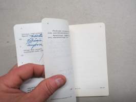 Neckar 2D Jagst 770, vm. 1964, IN-465, omistaja Laukon Auto, Tampere -rekisteriote / registerutdrag