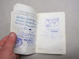 Simca 4D Ariane AF 2692, vm. 1960, HLR-26, omistaja kirvesmies Tauno Pietilä, Tampere -rekisteriote / registerutdrag