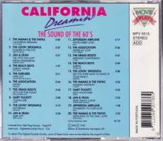 CD - California Dreamin&#039; - The Sound of the 60&#039;s, 1992. Alkuperäiset esittäjät. Katso kappaleet alta.