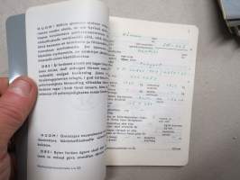 Peugeot 4D Sedan 404/2650, vm. 1964, TVG-13, omistaja Valtavaunu Aho &amp; Kni, haltija huoltoasemanhoitaja Martti Aho, Pöytyä -rekisteriote / registerutdrag
