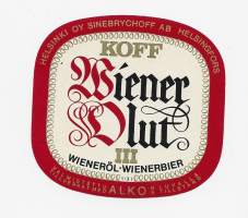 Koff III Wiener Olut -  olutetiketti