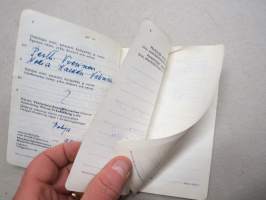 Skoda 2D Sedan 440/2370, vm. 1957, IK-307, omistaja Pentti Vierinen, Nokia -rekisteriote / registerutdrag