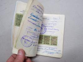 Citroën Berline 2CV/2400, vm. 1955, HO-135, omistaja kauppias Zaida Lahti, Somero -rekisteriote / registerutdrag