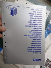 SMV 10-600B - 60-1500B vastapainotrukki, suomenkielinen käyttöohjekirja + englanninkielinen käyttöohjekirja + Volvo Penta 6-7 liter moottori käyttöohjekirja engl kie