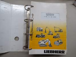 Liebherr A 944 C-LI 196 33000 Litronic Ersatzteilkatalog / Sparte Parts List -hydraulinen kaivinkone, varaosaluettelo