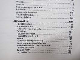Volvo L150F / L180F / L220F kauhakuormaaja -käyttöohjekirja