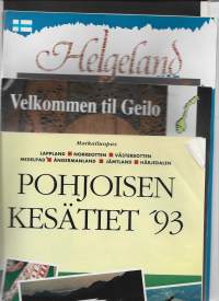 1990 luvun Norja   - matkailuesite erä noin puoli kiloa