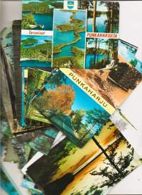 Punkaharju postikorttikokoelma n 45 erilaista  - paikkakuntapostikortti postikortti