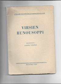 Virsien runousoppi/Henkilö Voipio, Aarni, 1891-1965Suomalainen teologinen kirjallisuusseura 1948 - tekijän omiste