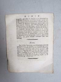 De imperio Hermanrici Ostrogothorum regis 2 -Turun akatemia väitöskirja 1794