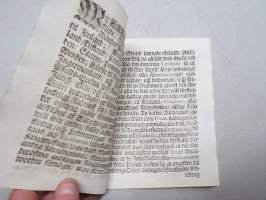 Kongl. Majestets Nådige PLACAT, angående Betalning til Creditorerne... Ystad / Lund, 1716 -asetus, painettu Lundissa
