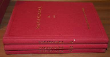 Sananjalka Suomen kielen seuran vuosikirja 1-40 Puuttuu numerot 2 ja 30