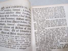 Kongl. Majestets... Kungörelse...Indelte Infanteriets Beklädnad, som af Soldaten kommer att underhållas -asetus / säädös, Stockholm, 1806